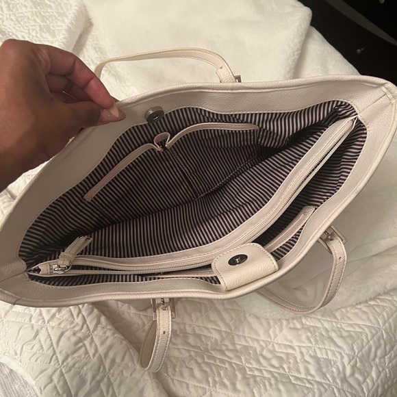 Nine West Laser cut boho Studded tote - Picture 2 of 3